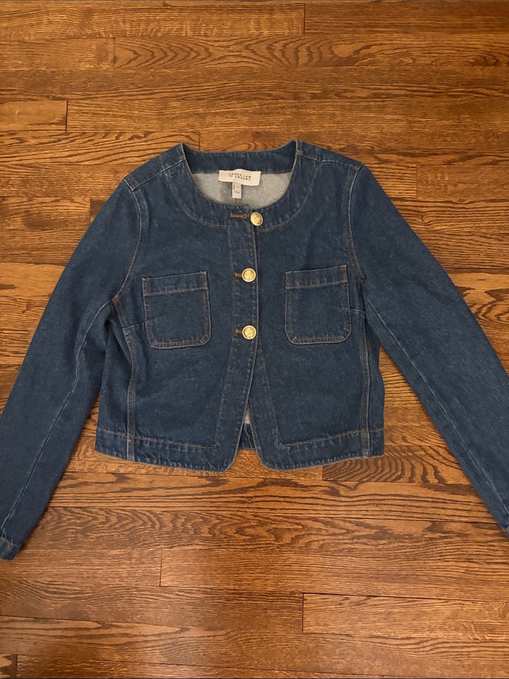 Derek Lam Dark Blue Denim 10 Crosby - Mimi Indoor Jacket NWOT